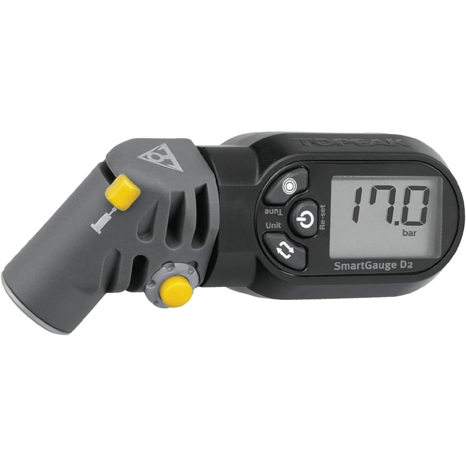 Topeak Smart D2 Digital Tire Pressure Gauge for Accurate Bike Readings